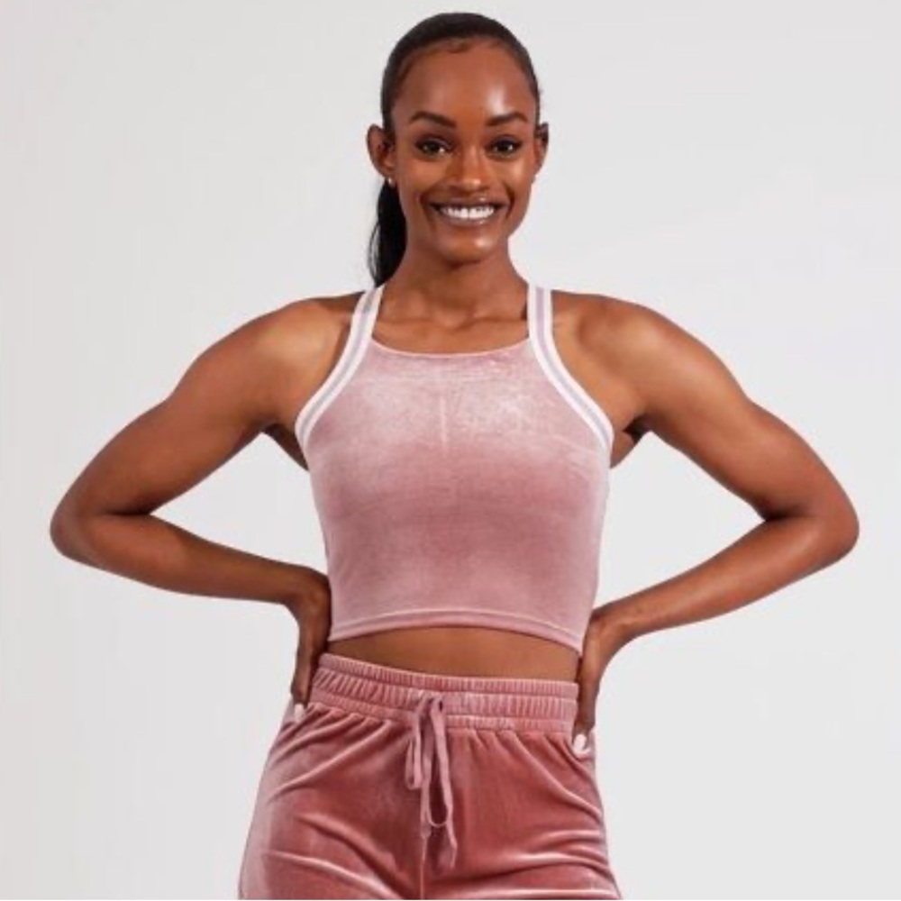 BuffBunny Disco Crop - Blush
